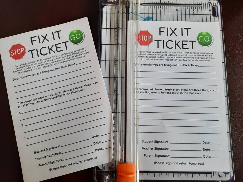 fix-it-ticket-printable-classroom-behavior-management-parent-etsy-ireland