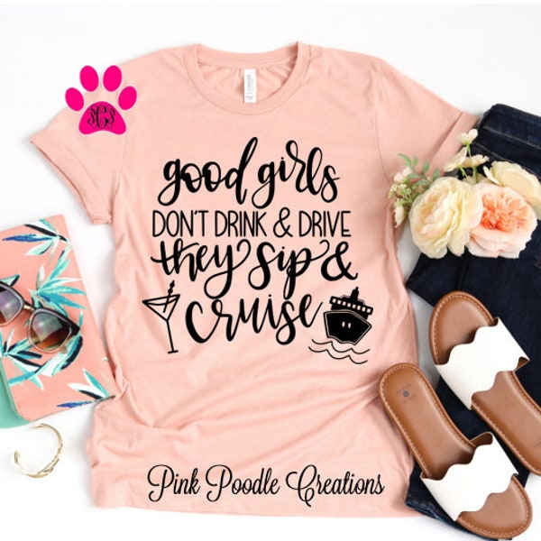 Girls Cruise Trip Shirt: Bachelorette Vacation Top