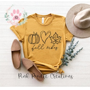 Cozy Autumn Boho Tee: Fall Vibes Women&#39;s Casual Shirt for Seasonal Style