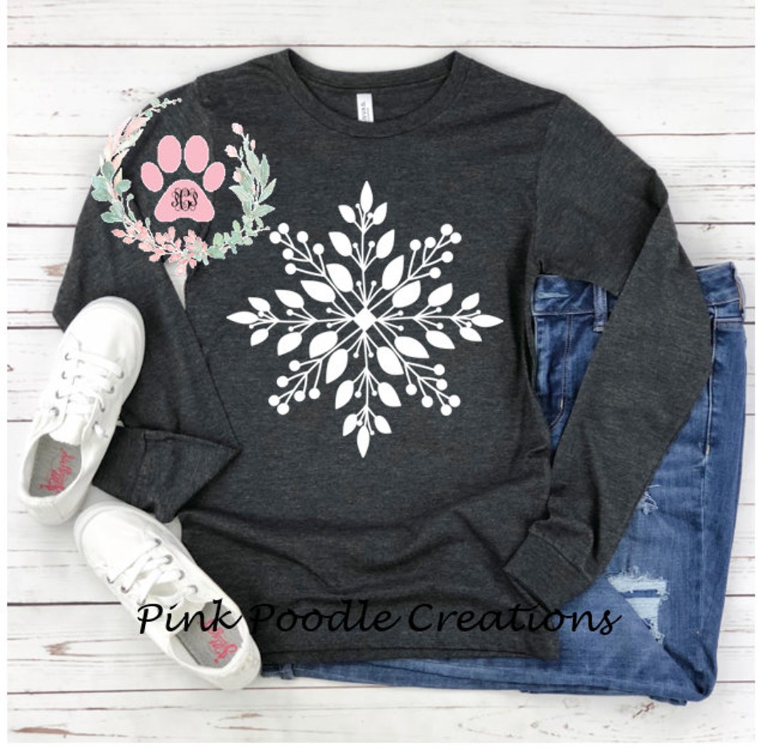 CLE FOR THE WINTER Snowflake Long-sleeve T-shirt – seventh hill