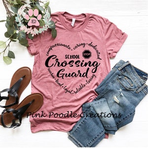 Crossing Guard, Cross Guard Gift, Guard Shirt, School Shirt, School Guard Shirt, Tshirt, Womens Shirt, Womens Tshirt, Crossing, Guard
