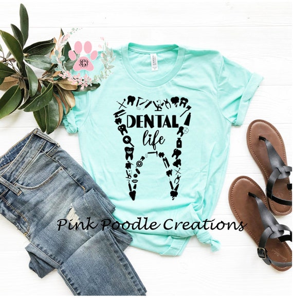 Dental Hygienist Gift T Shirt Dentist Tool Dental Office Tee Dental Hygienist Gift T Shirt Dentist Tool Dental Office Tee