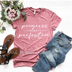 Inspirational Recovery and Mental Health Progress T-Shirt - Custom Sobriety Support Graphic Tee