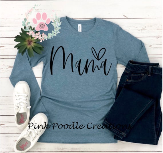 Mama Long Sleeve T-Shirt: Soft Unisex Mom Gift Top for Women