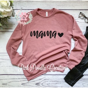 Cozy Mama Pullover: Stylish Mom Sweatshirt for Everyday Comfort & Mother's Day Gift
