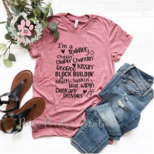 Daycare Worker, Daycare Staff, Childcare Worker, Daycare Tshirts, Daycare Shirts, Daycare Workers, Daycare Teacher Gift, Daycare Staff