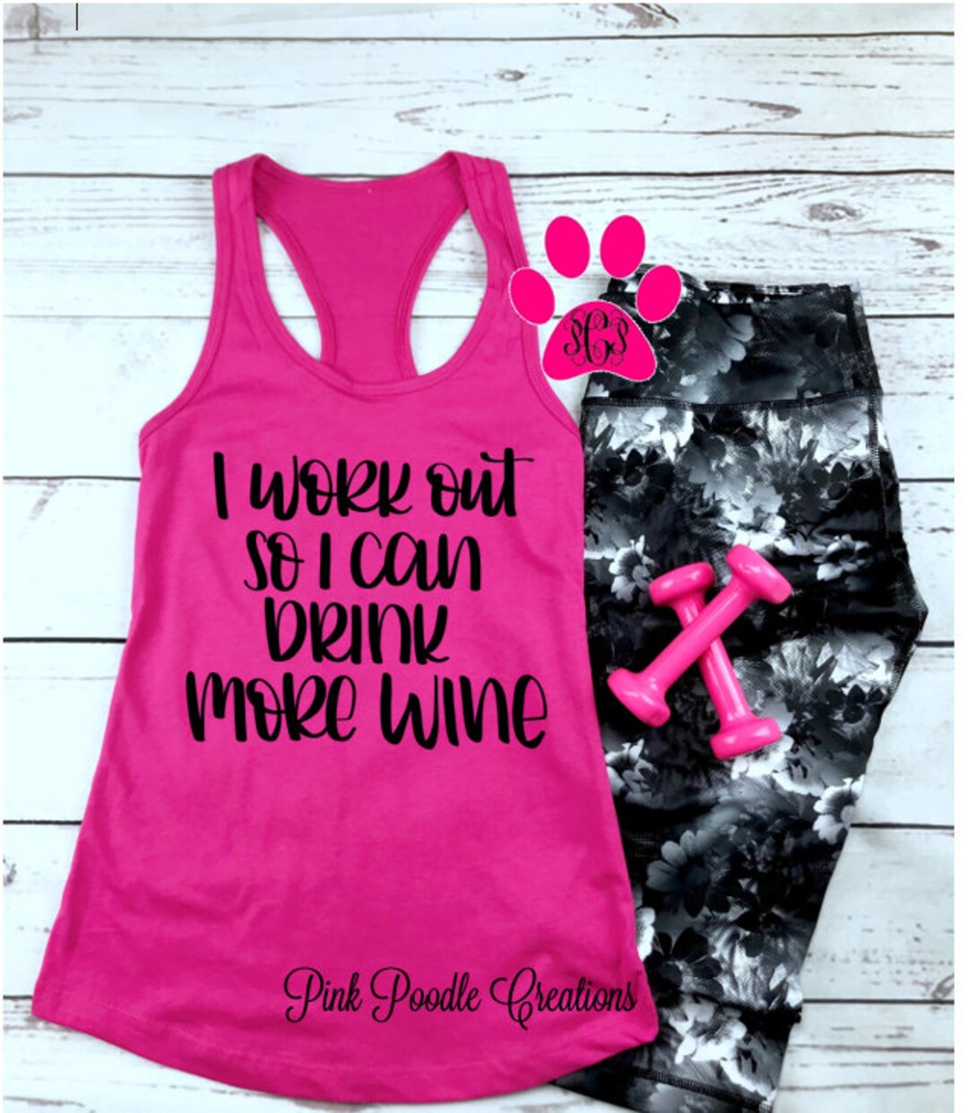 Workout Wine, Workout Tank, Womens Workout Tank, Gym Tank, Gym Tank Top