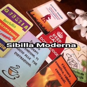 MODERN SIBILLA CARDS for divination handcrafted creation image 6