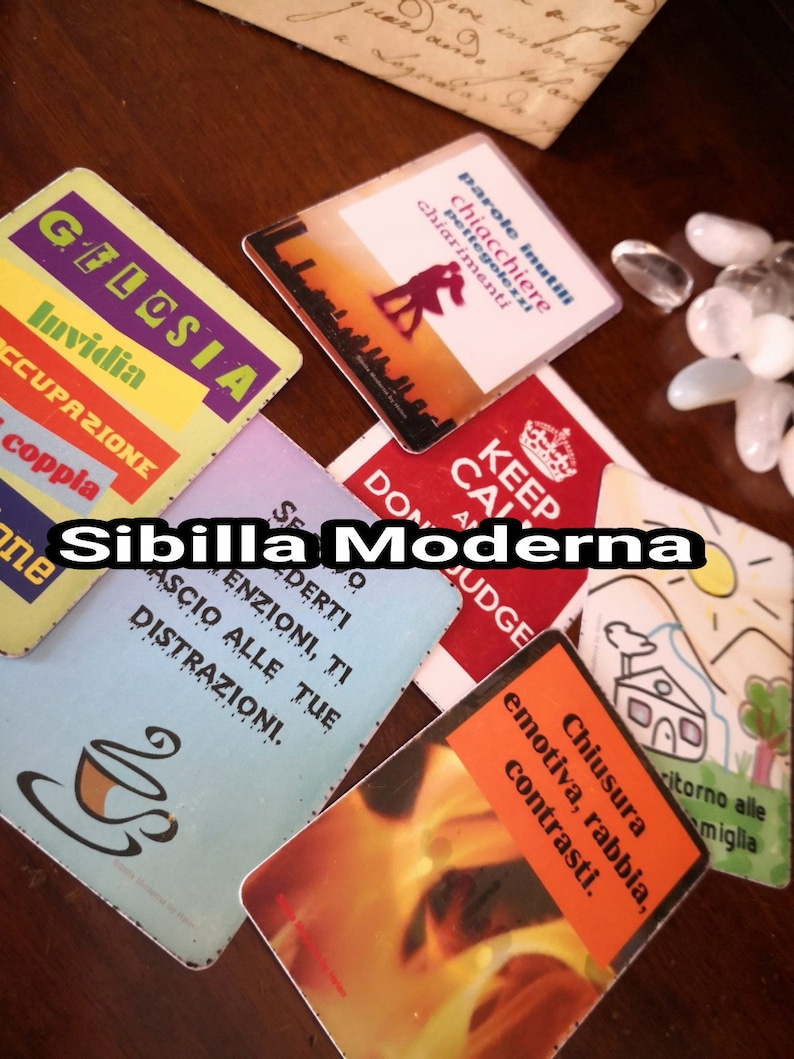 MODERN SIBILLA CARDS for divination handcrafted creation image 6