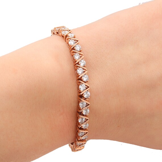 Rose Gold and Diamond Bracelet