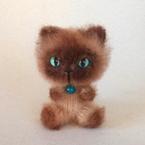 Siamese Cat Lover Gift Mini Plush Thai Cat Plush Chibi Etsy
