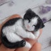 see more listings in the Sleeping cat brooch section