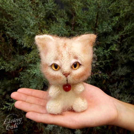 stuffed ginger cat