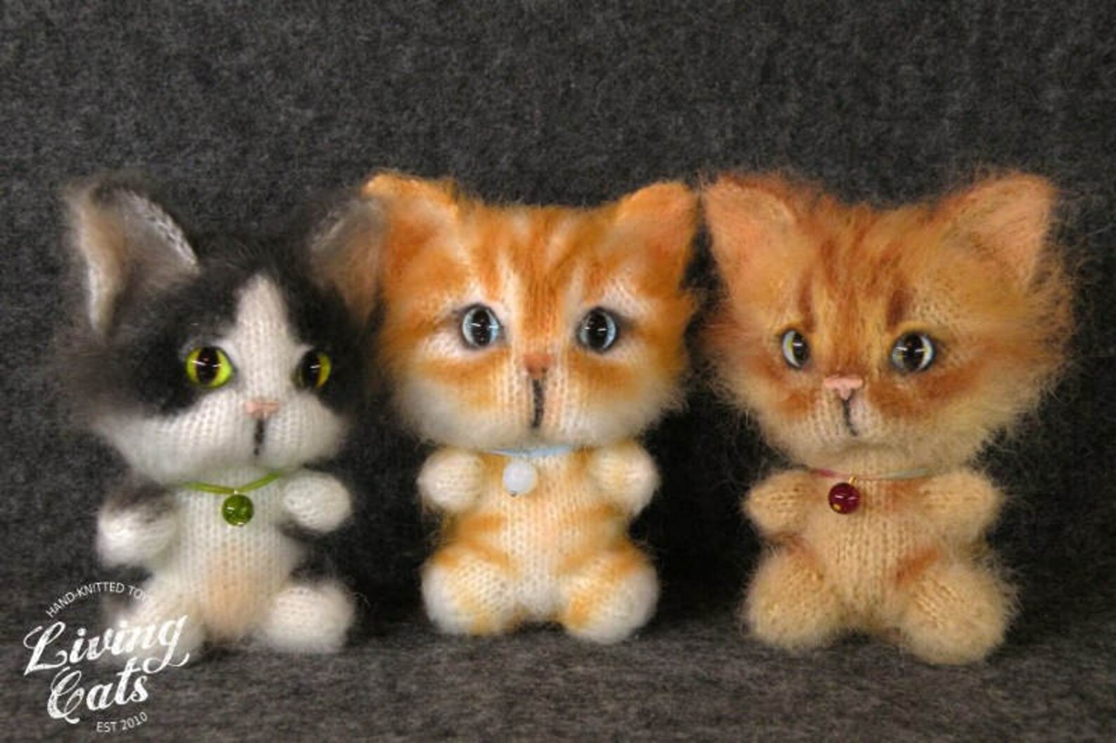 Ginger cat plushie knit stuff animal cat lover toys toy pet Etsy