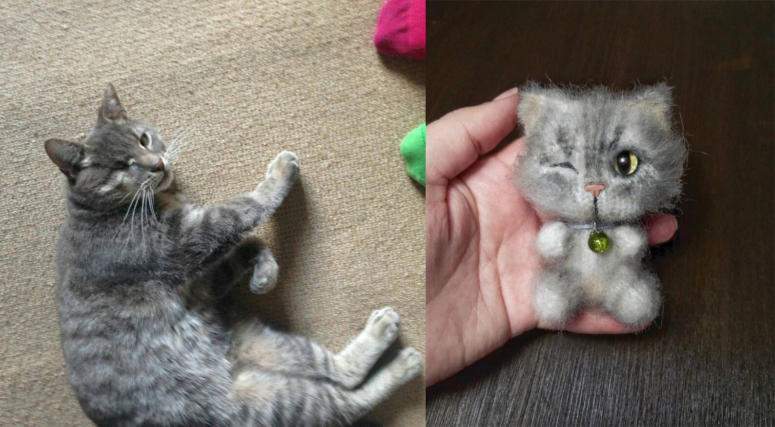 Custom pet portrait toy custom cat art toy custom plushie Etsy