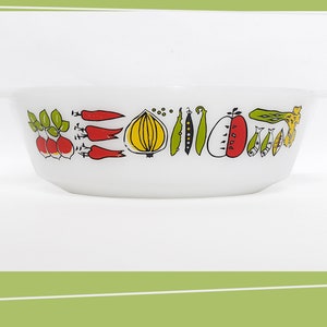 JAJ Pyrex Casserole Bowl | Harvest | 1960s | Oven Casserole Dish | MidCentury | Vintage Glass
