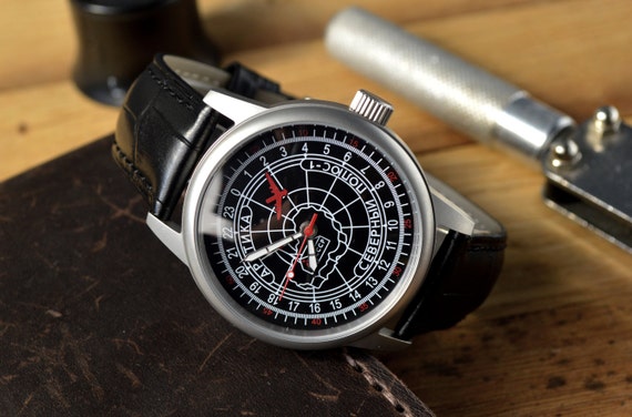 Men's Vintage Watch | Raketa Watch | Mechanical W… - image 5