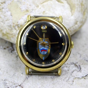 Men&#39;s Vintage Watch | Raketa Watch | Tax Police | Mens Wrist Watch | USSR Watch | Vintage Watch | Watch Gift | Gift for Men | Mens gift |