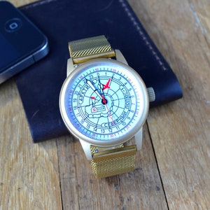 Men&#39;s Vintage Watch | Raketa Watch | Mechanical Watch | Raketa 24 | Rose Gold Watch | Rocket watch | Watch Gift | Gift for Men | Gift idea
