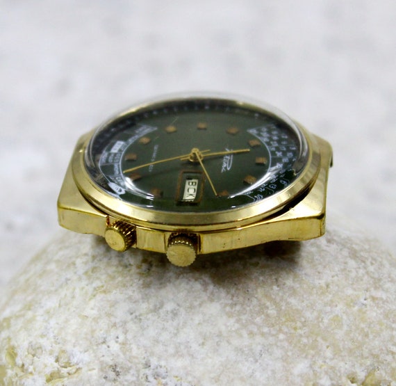 Men's Vintage Watch | Raketa Perpetual Watch | So… - image 3