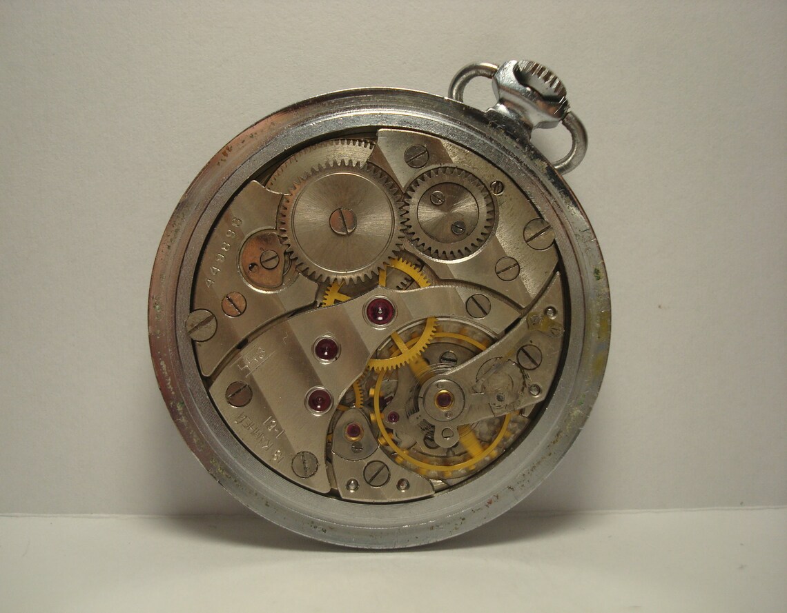 Rare Molnija Crystal Pocket Watch USSR Soviet Watch Good Etsy