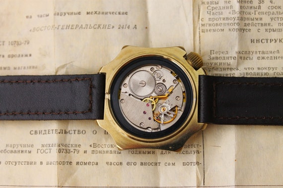 Men's Mechanical Watch | Vostok Commander Watch |… - image 6