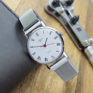 Vintage Luch-horloge voor heren: mechanisch polshorloge USSR, 23 juwelen