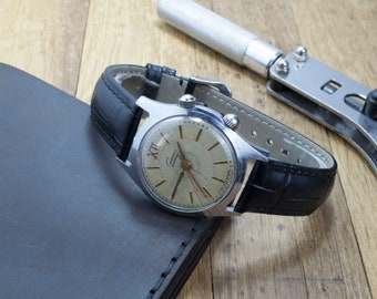 Vintage Poljot Signal Watch: USSR Mechanical Alarm Wristwatch