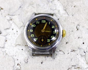 Men's Vintage Zim Pobeda Watch: USSR Mechanical Watch, 1960s