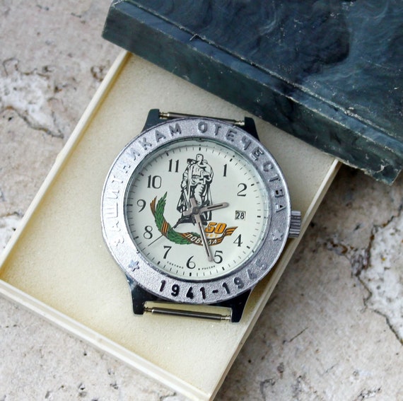 Men's Vintage Watch | Slava Watch with original b… - image 2