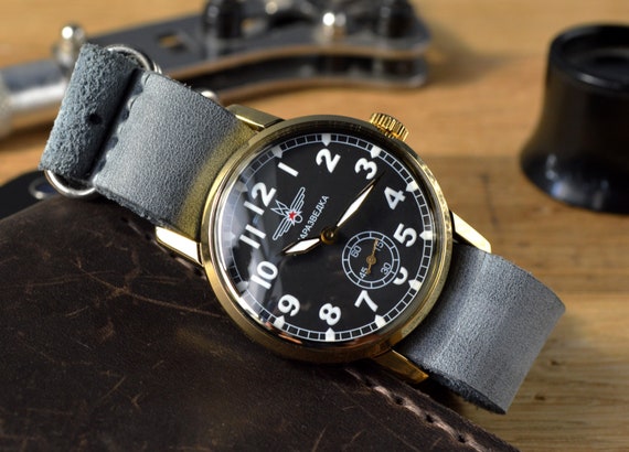 Men's Vintage Watch | Pobeda Military Watch | Sov… - image 6