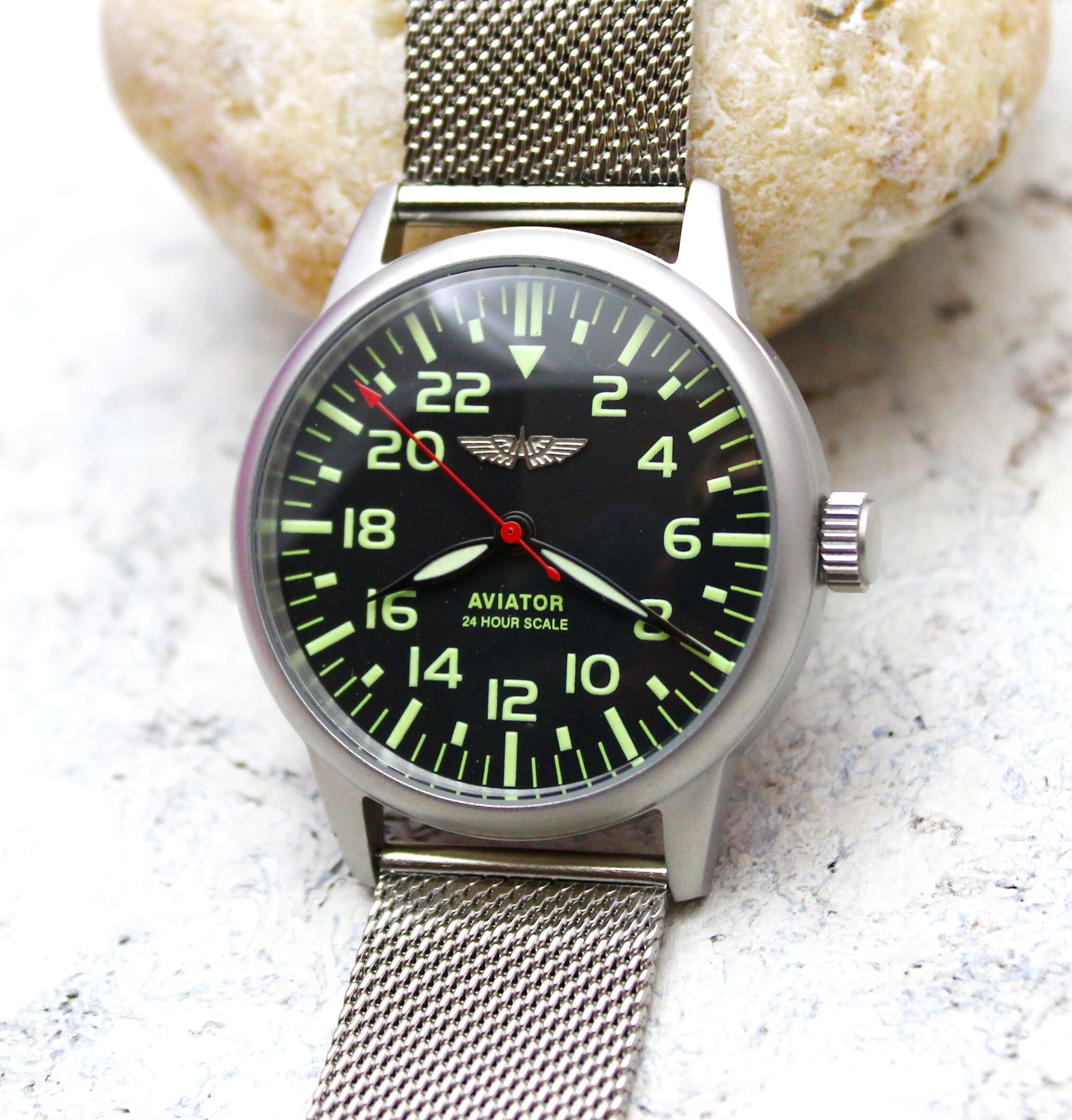 Men s Vintage Watch Raketa 24 Hours Watch Raketa Aviator Watch for Expedition Analog Watch USSR Watch Watch Gift Gift for Men Etsy