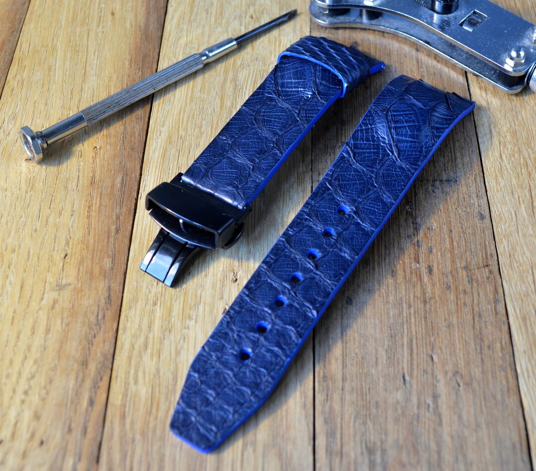 Watch Strap Genuine Python Band Leather Handmade Python Strap 16mm,18mm ...