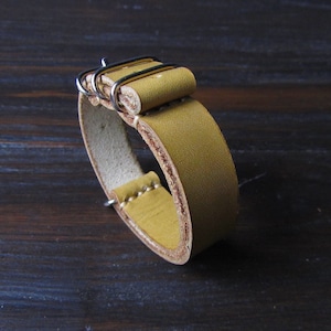 Yellow strap |   strap | Leather Watch Strap | Watch Strap | Genuine Leather Band | Strap | Leather Watch 16 mm 18 mm 20 mm 22