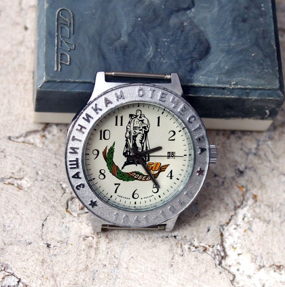 Men's Vintage Watch | Slava Watch with original b… - image 1