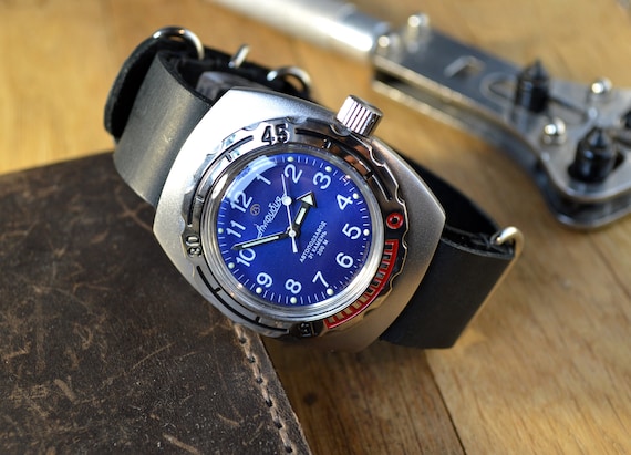 Men's Vintage Watch | Vostok Amphibia Watch | Sovi