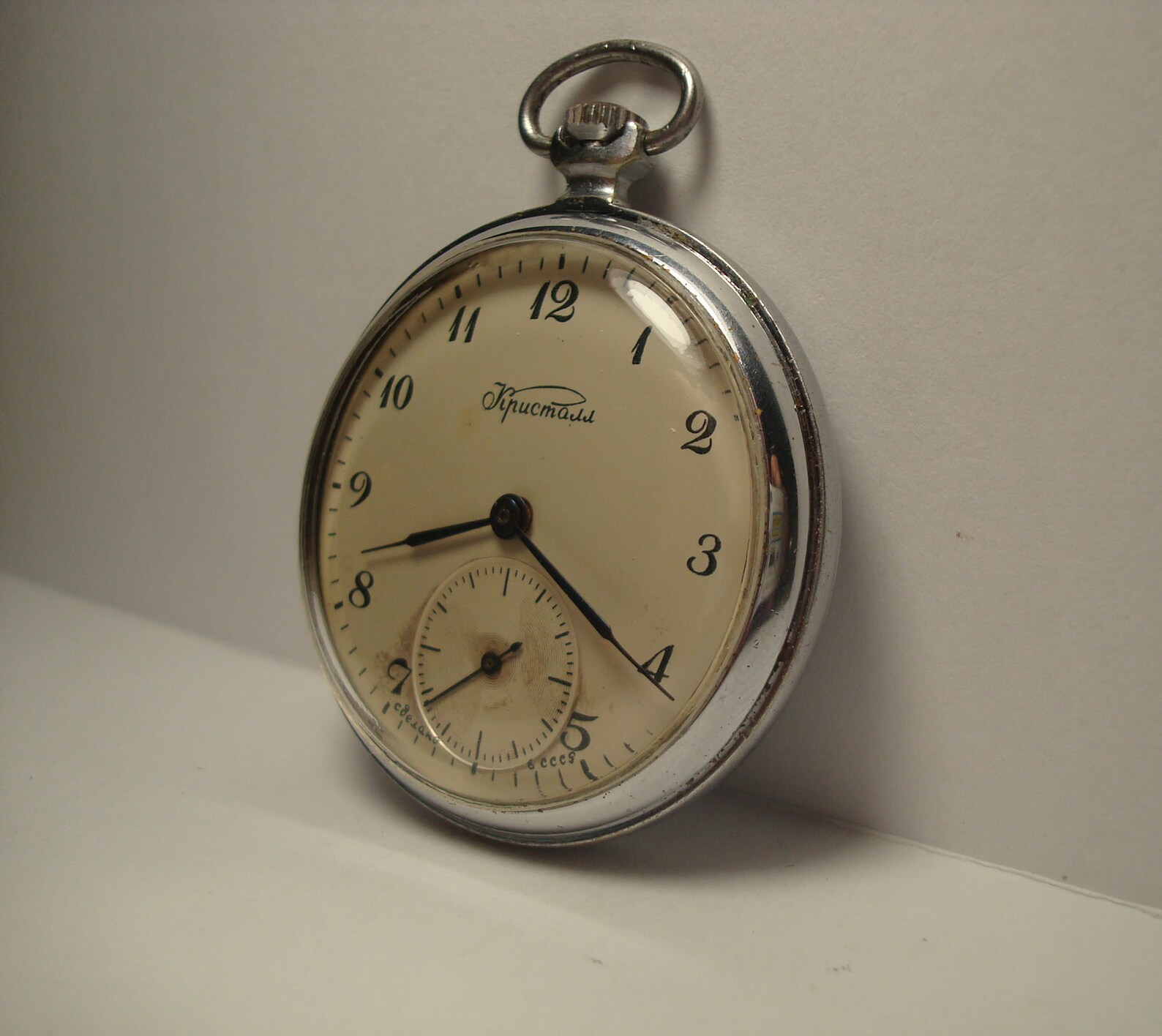 Rare Molnija Crystal Pocket Watch USSR Soviet Watch Good Etsy
