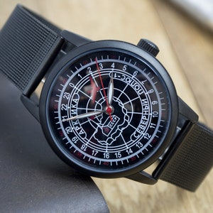 Men&#39;s Vintage Watch | Antarctica Watch | Polar Watch | 24 hours Watch | Analog Watch | Polar Antarctica| Watch Gift | Gift for Men |
