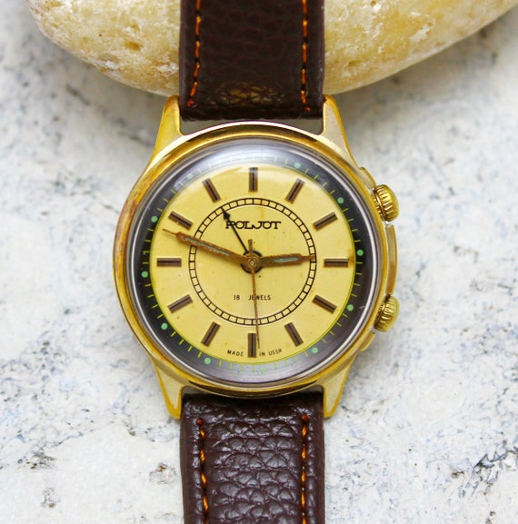 Poljot alarm watch for sale discount