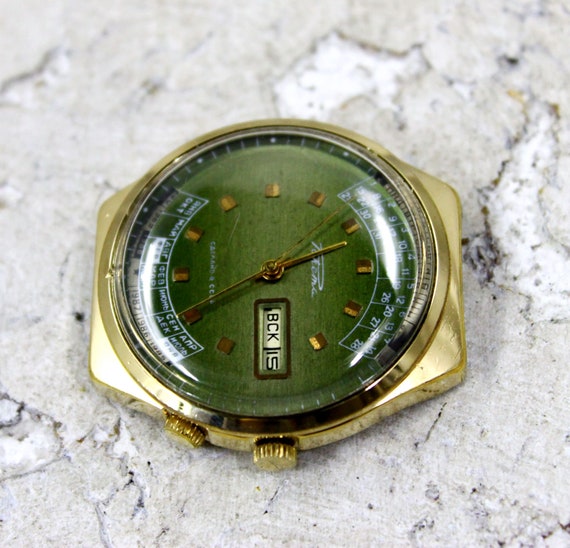 Men's Vintage Watch | Raketa Perpetual Watch | So… - image 2