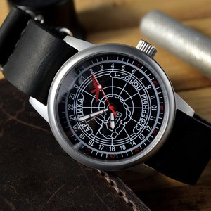 Men&#39;s Vintage Watch | Raketa Watch | Mechanical Watch | Raketa 24 Watch | Analog Watch | Rocket watch | Watch Gift | Gift for Men |