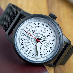 Men&#39;s Vintage Watch | Raketa Watch | Mechanical Watch | Raketa 24 Watch | Analog Watch | Rocket watch | Watch Gift | Gift for Men |