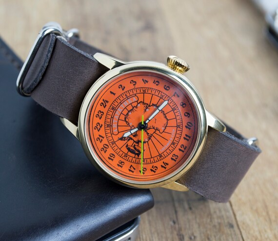 Men's Vintage Watch | Raketa Polar Watch | 24 Hou… - image 4