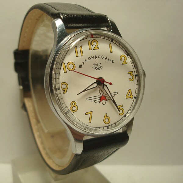 Pobeda watch | ZIM watch | Mens Wrist Watch | Shturmanskie Pobeda watch | Vintage | Soviet watch | Mechanical watch | USSR | Serviced |