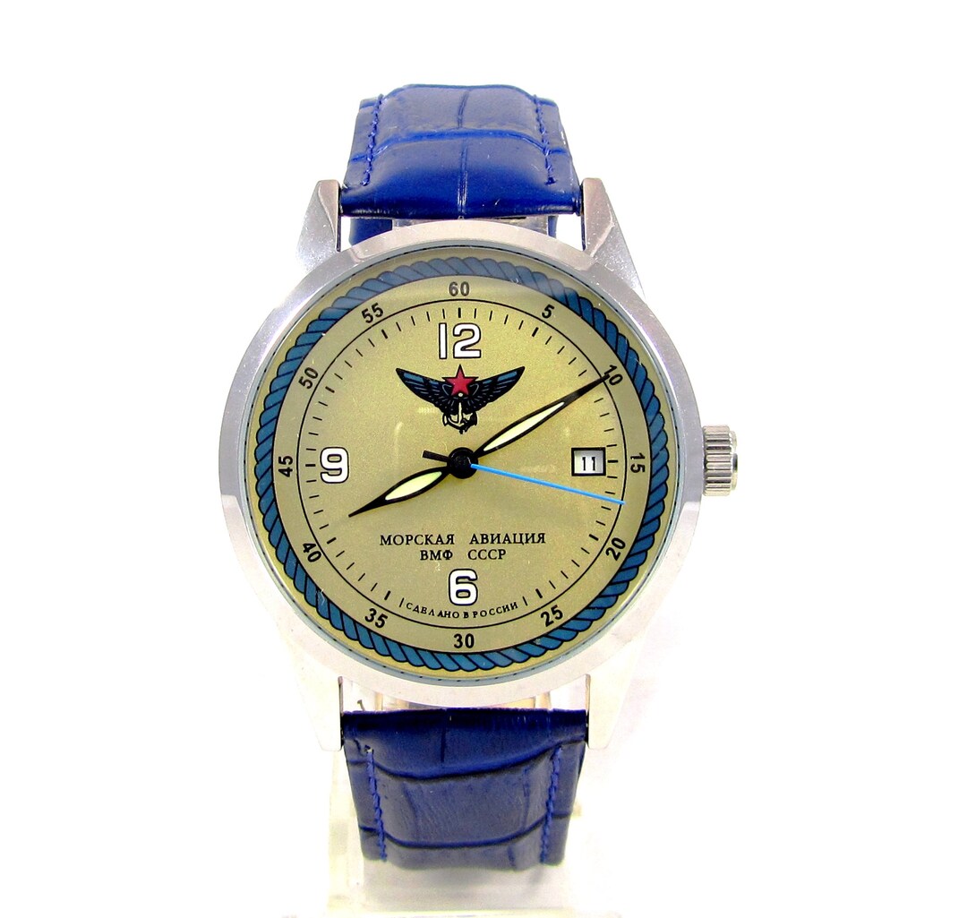 Men's Vintage Watch Poljot Watch Soviet Watch Naval - Etsy