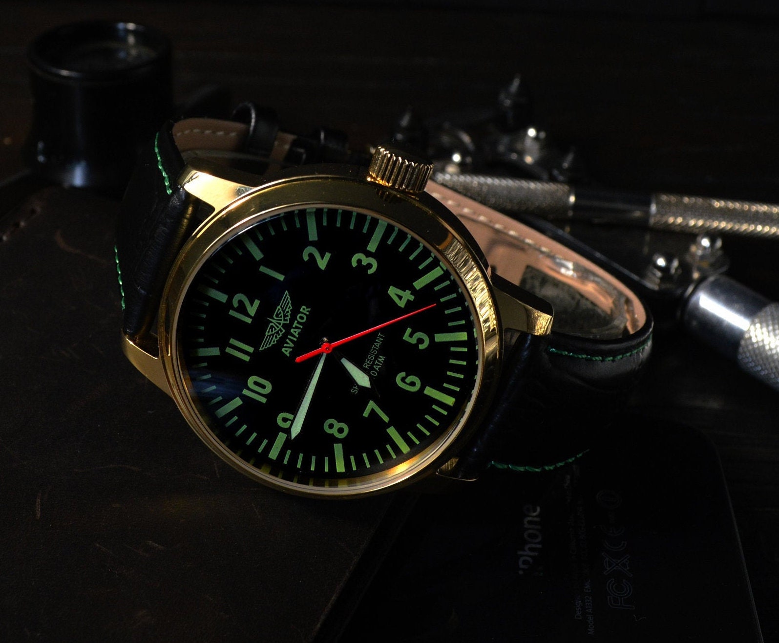 Men's Vintage Watch | Poljot Aviator | Soviet Watch | Poljot