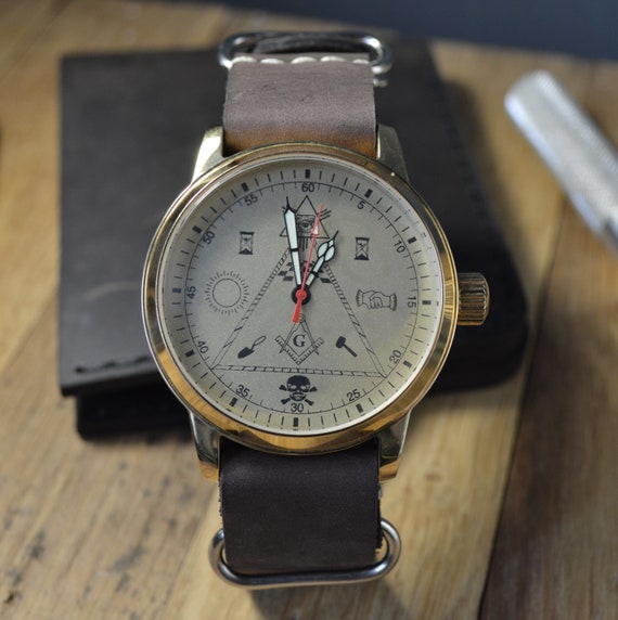 Men's Vintage Watch | Raketa Mason | Mens wrist w… - image 6