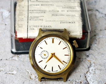 Vintage Wostok Commander Watch: USSR Mechanical Wristwatch with Box