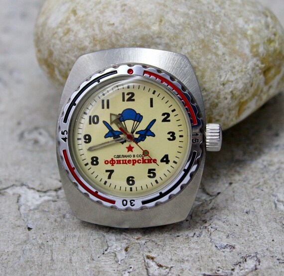 Men's Vintage Watch | Vostok Amphibia | Officer's… - image 1