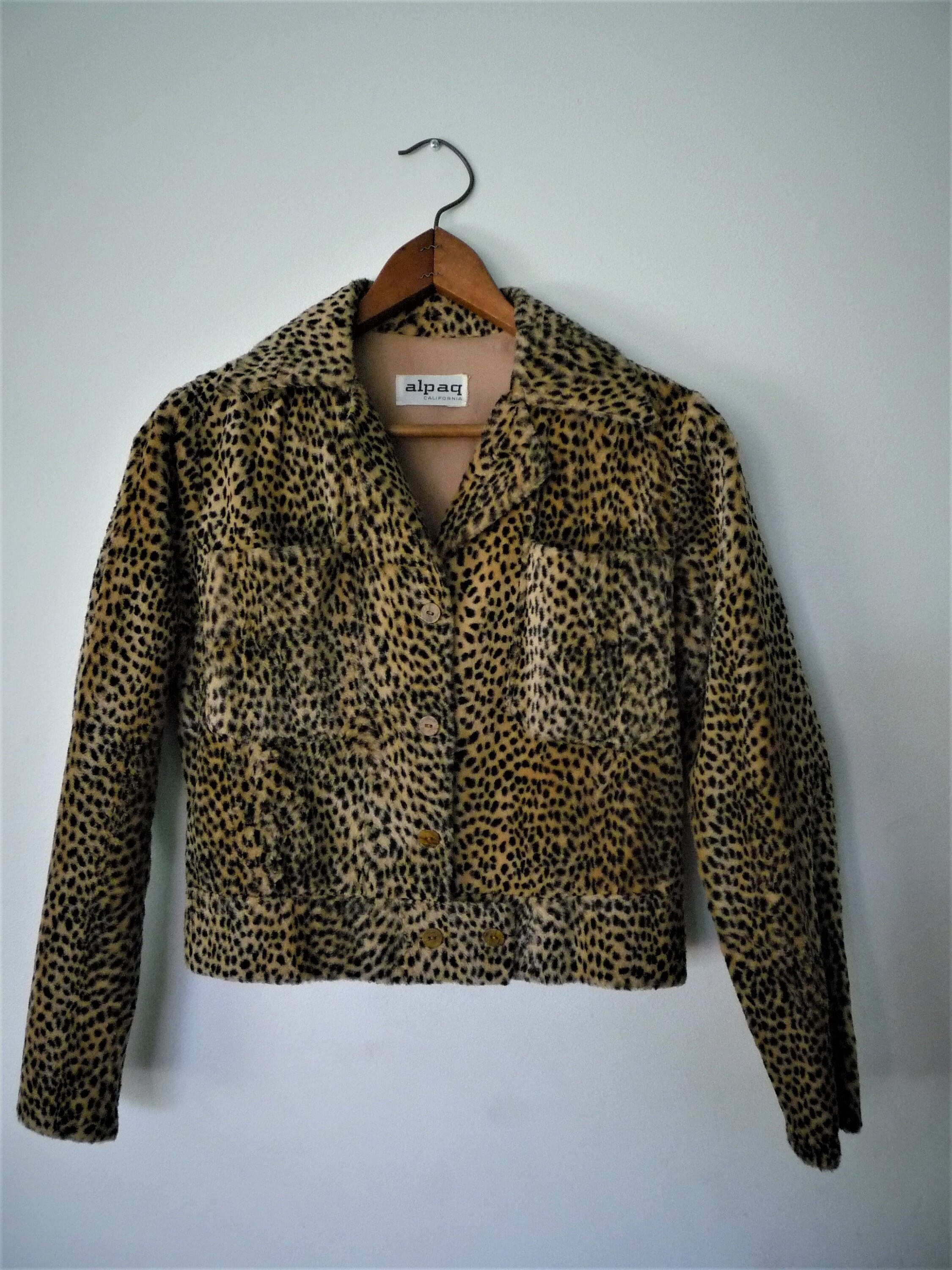 faux cheetah jacket